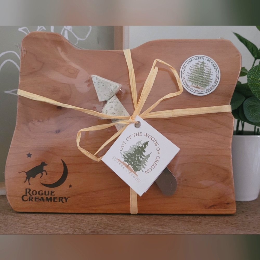 Oregon Shaped Cheese Charcuterie Serving Board